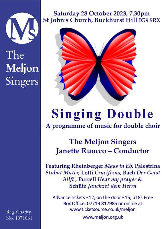 2023 Singing double October A5flyer
